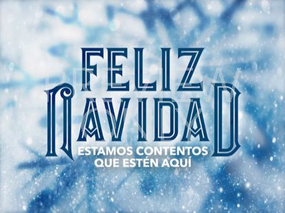 ICY CHRISTMAS MERRY STILL - SPANISH