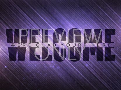 NEW YEARS CONFETTI WELCOME STILL