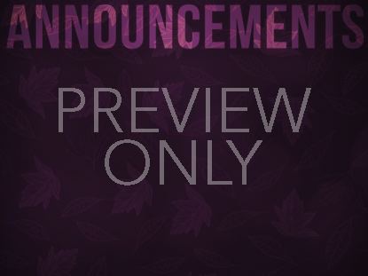 PURPLE FALL ANNOUNCEMENTS STILL