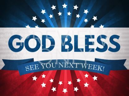 STARS AND STRIPES CLOSING STILL