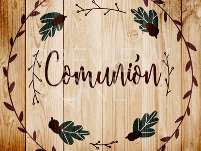 THANKSGIVING ART COMMUNION STILL - SPANISH