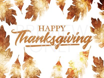 THANKSGIVING CRISP LEAVES THANKS STILL