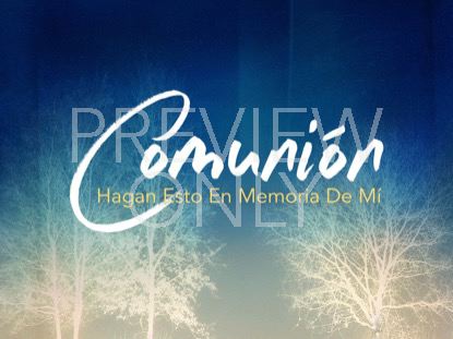 TREES OF GRACE COMMUNION STILL - SPANISH