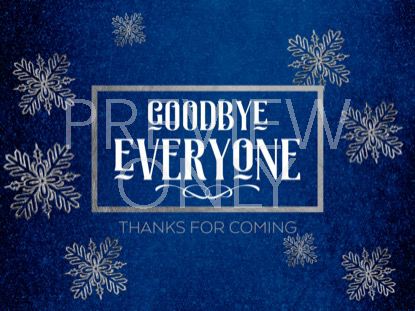 TRENDY CHRISTMAS CLOSING STILL