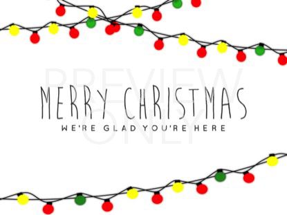 TWINKLE LIGHTS MERRY STILL