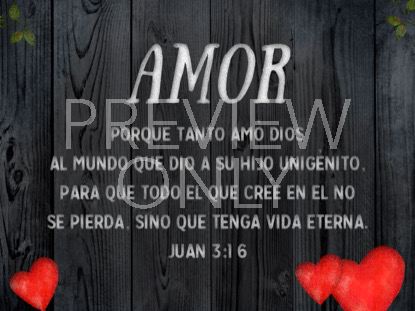 WOODEN VALENTINE JOHN 3 STILL - SPANISH