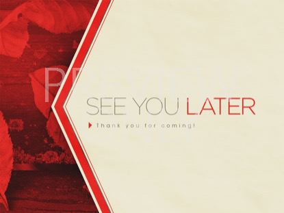 THANKSGIVING COLORS SEE YOU LATER