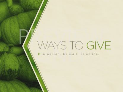 THANKSGIVING COLORS WAYS TO GIVE