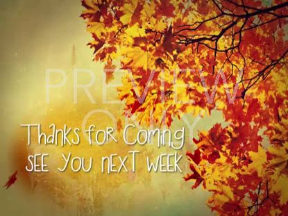 AUTUMNS ARRIVAL CLOSING