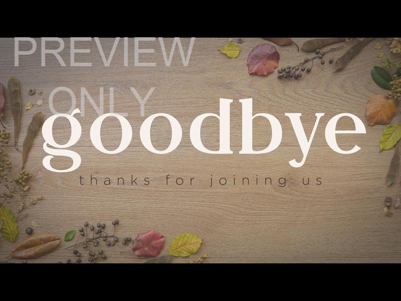 ABUNDANCE GOODBYE STILL