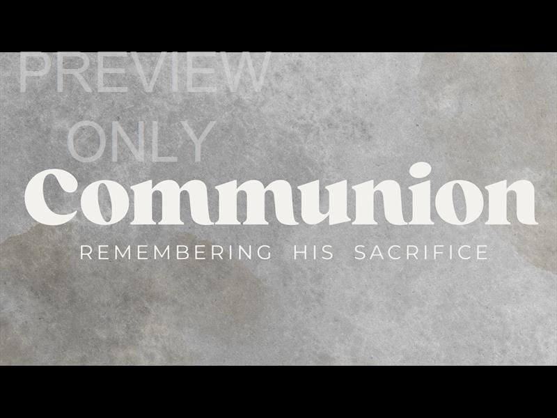 CLEAN SLATE COMMUNION STILL