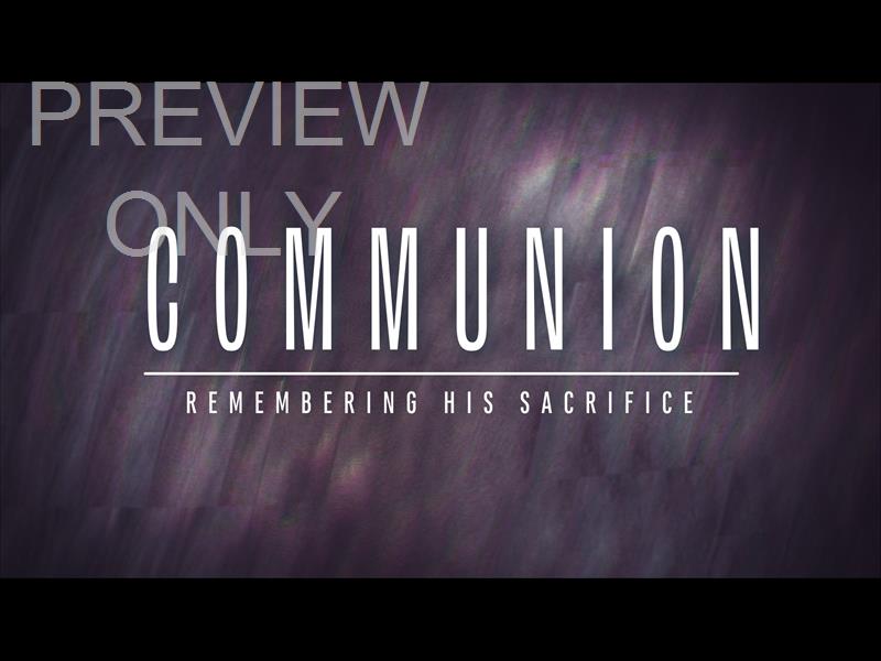 COLOR FOLD COMMUNION STILL