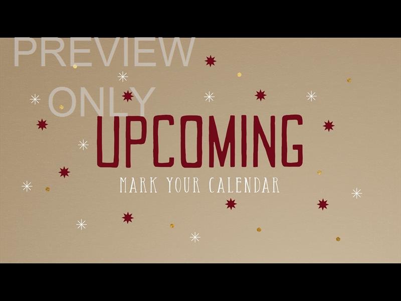 CRAFT CHRISTMAS: UPCOMING STILL