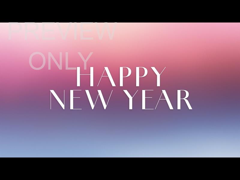 EARLY LIGHT NEW YEAR STILL