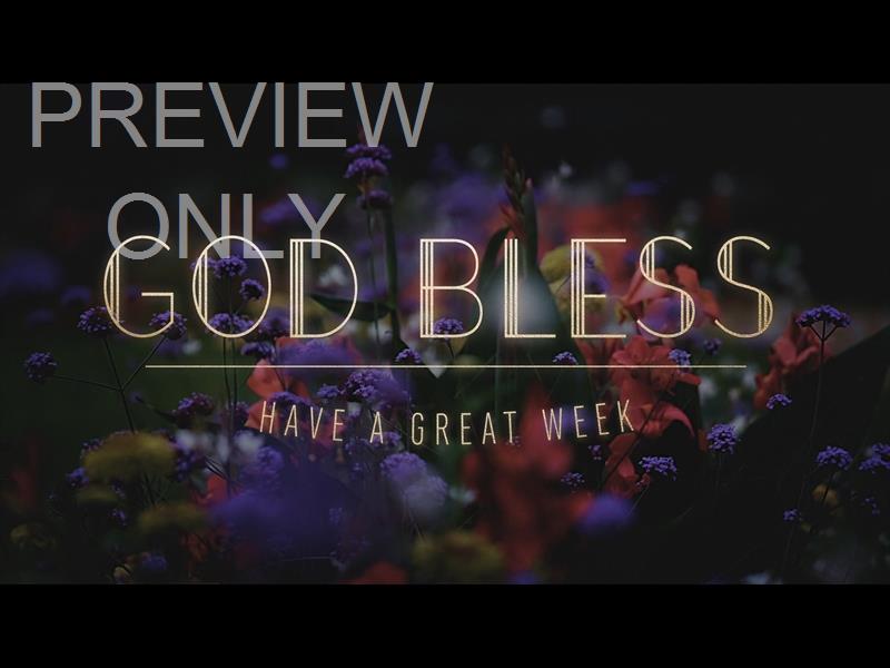 EBONY FLORAL: STILL GOD BLESS