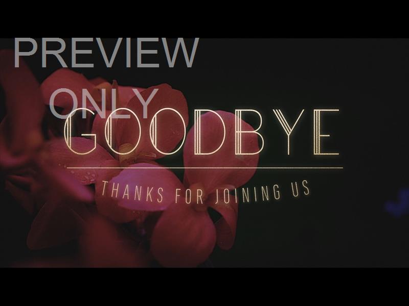 EBONY FLORAL: STILL GOODBYE