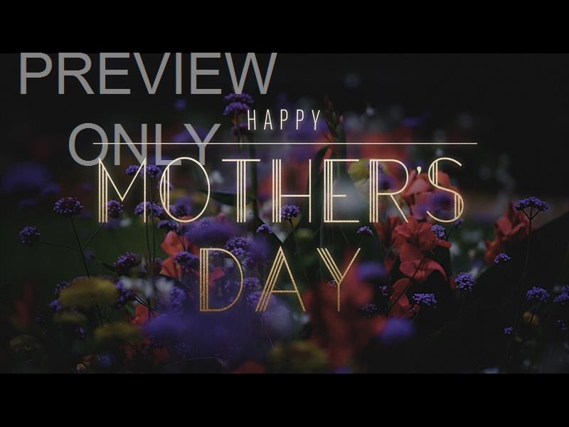 EBONY FLORAL: STILL MOTHER'S DAY