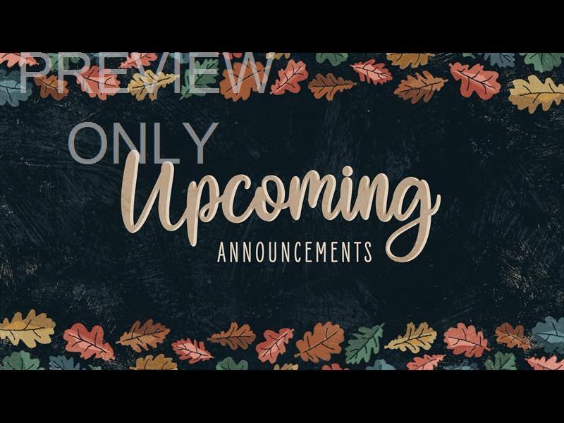 HAPPY LEAVES UPCOMING STILL