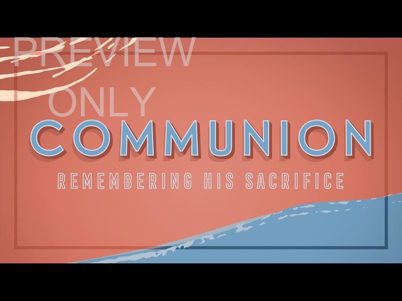 HELLO SUMMER STILL COMMUNION