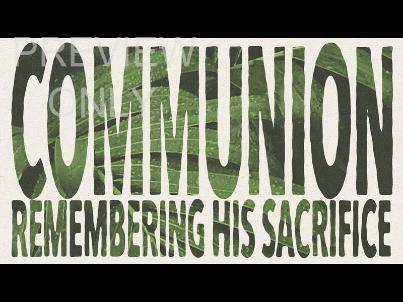 HOSANNA COMMUNION STILL