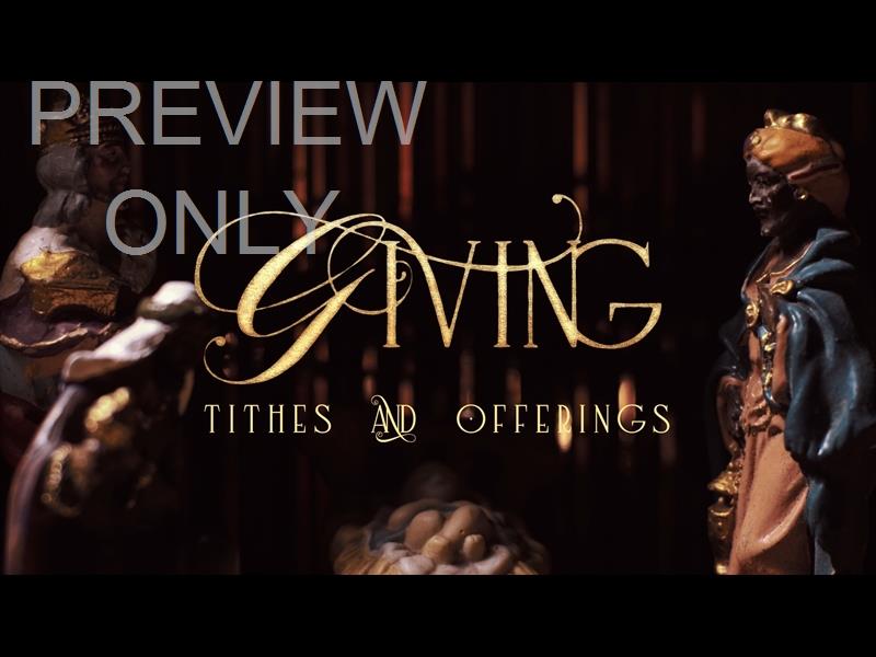 IN A MANGER GIVING STILL