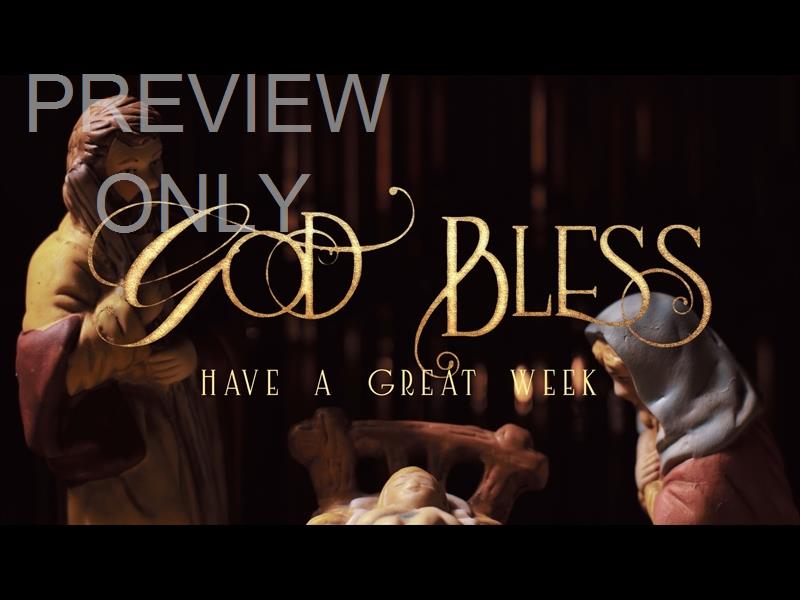 IN A MANGER GOD BLESS STILL