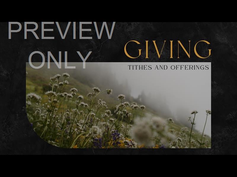 MOUNTAINSIDE GIVING STILL