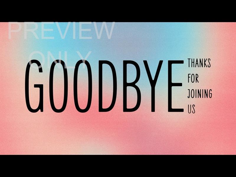 PAINT THE SKY GOODBYE STILL