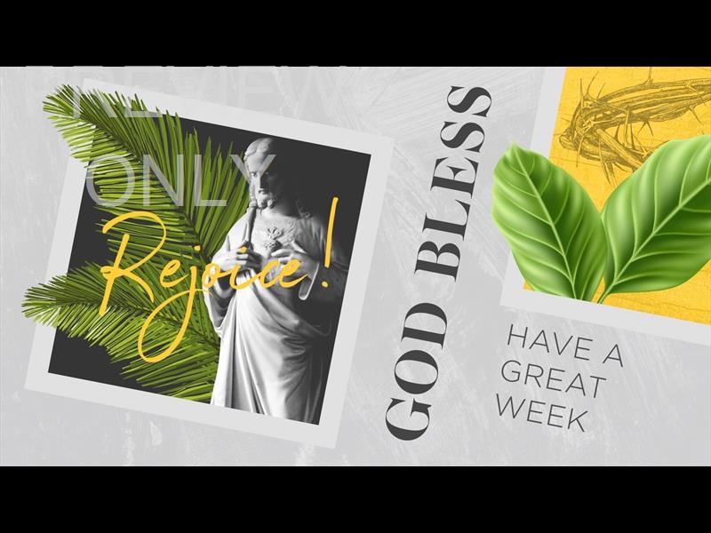 POLAROID PALM STILL GOD BLESS