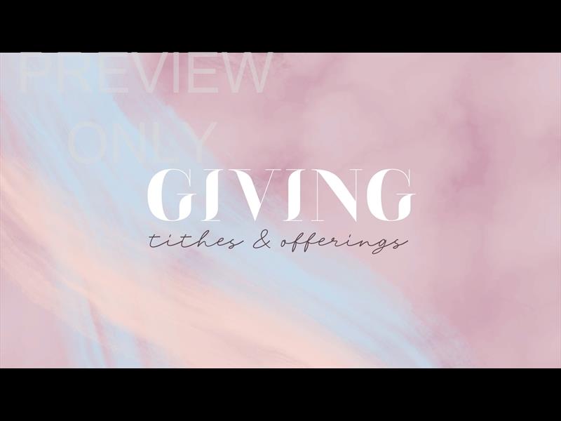SWEET BREEZE: GIVING