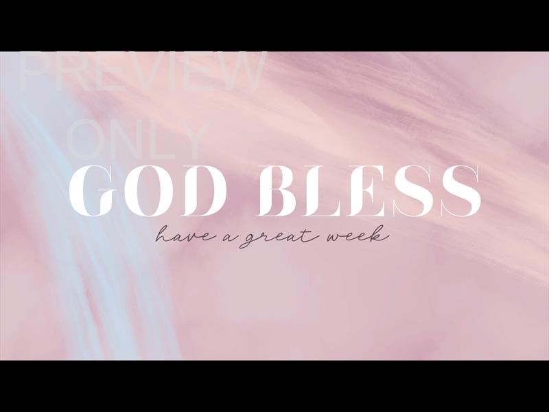 SWEET BREEZE: GOD BLESS