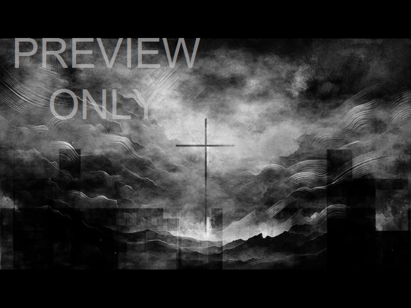 BLACK AND WHITE EASTER WORSHIP STILL