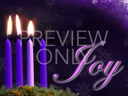 ADVENT JOY CANDLE STILL