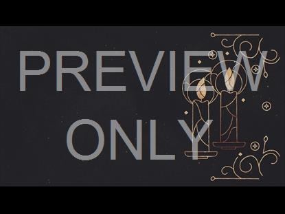 ADVENT GLITTER CANDLES 2