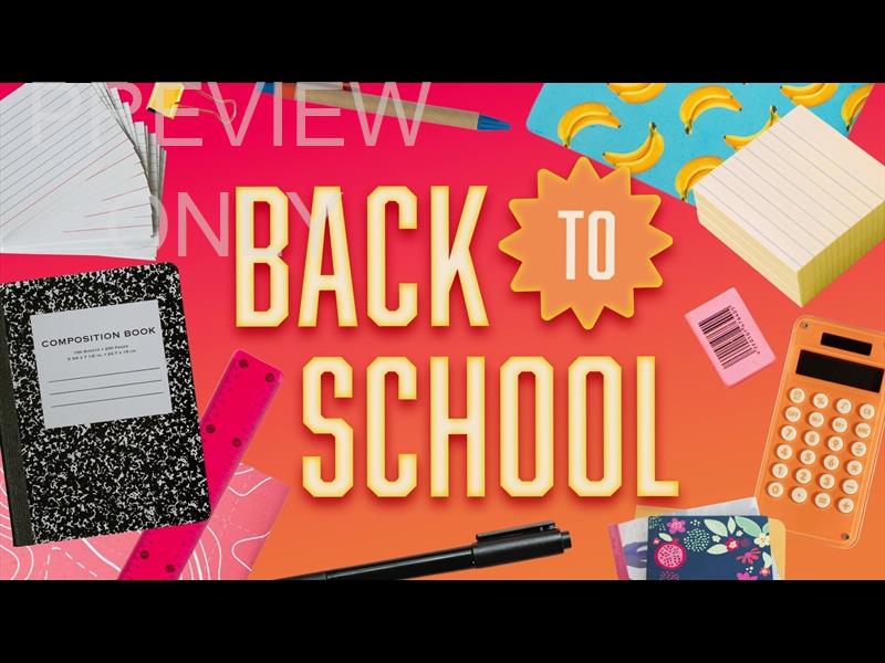 BACK TO SCHOOL COLLAGE TITLE STILL