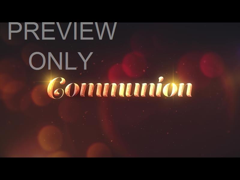 CHRISTMAS FLOURISH COMMUNION STILL