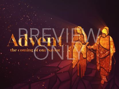 CHRISTMAS GLASS ADVENT STILL