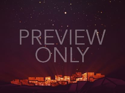 CHRISTMAS GLASS BETHLEHEM STILL