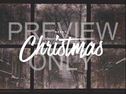 CHRISTMAS WINDOWS CHRISTMAS STILL