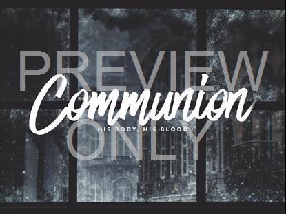 CHRISTMAS WINDOWS COMMUNION STILL