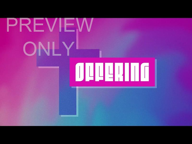 COLOR CROSS OFFERING STILL