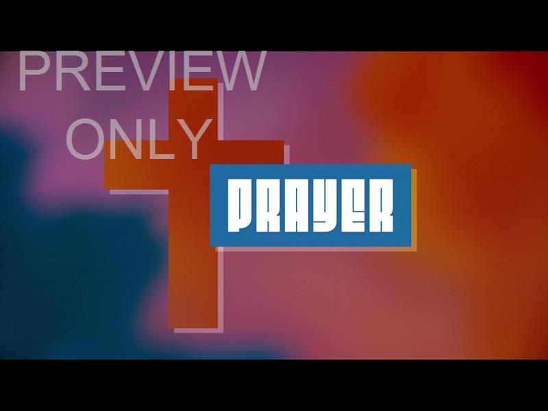 COLOR CROSS PRAYER STILL