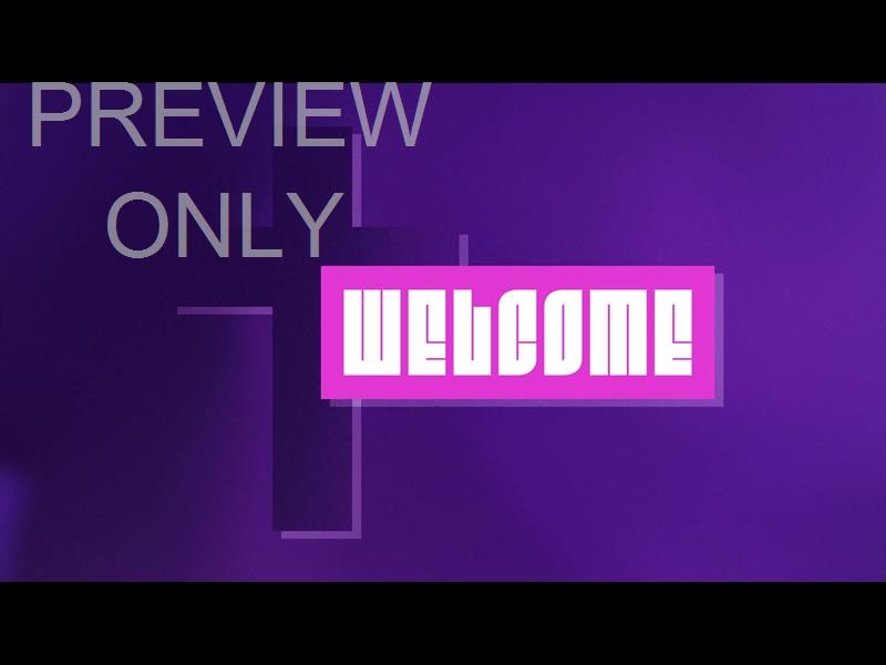 COLOR CROSS WELCOME STILL