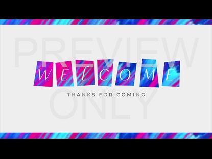 COLORFUL EASTER WELCOME STILL