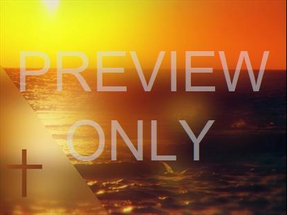 DAYS END GOLDEN OCEAN CROSS STILL