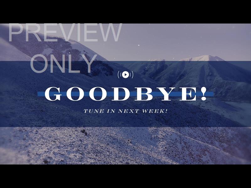 DEEP WINTER EXIT STREAM STILL