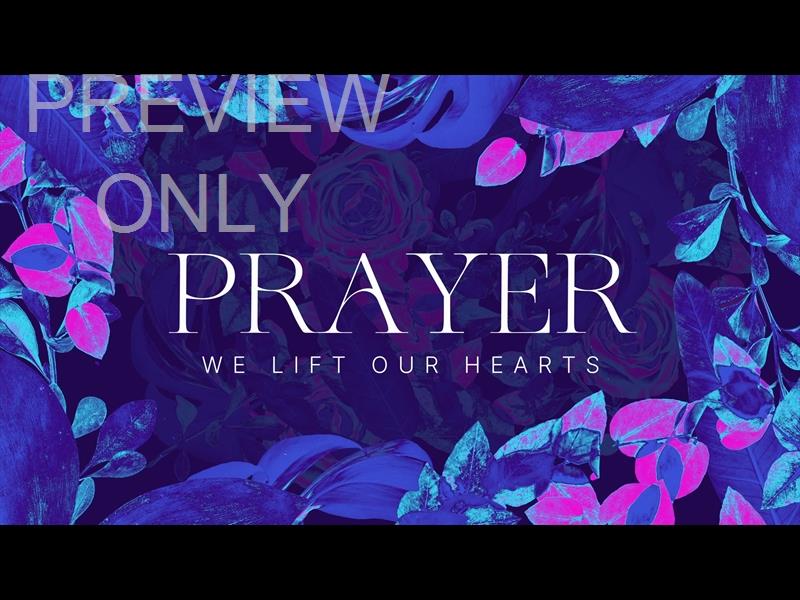 EASTER NEON PRAYER STILL