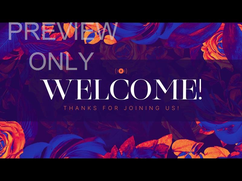 EASTER NEON WELCOME STREAM STILL