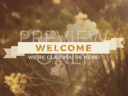 FRESH FLOWERS WELCOME STILL