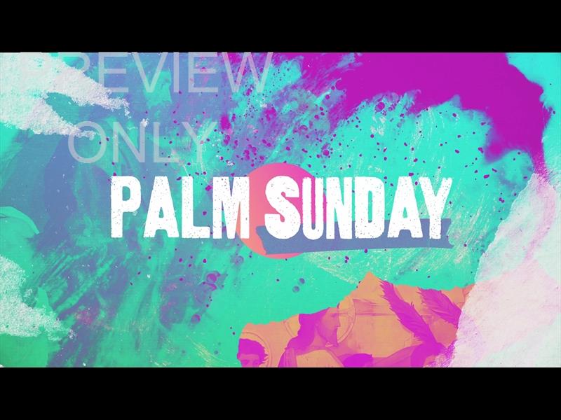 HOLY WEEK PAINT PALM SUNDAY STILL
